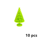 City Tree Green Bush Garden MOC Flower Grass for Lego Building Blocks Sets DIY