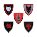 Medieval Military Knights Wolf Shield Armor For LEGO Building Blocks Brick Toy