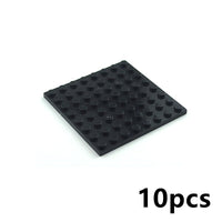 Building Blocks Dots base plates & Pillars DIY - 8x8 10pcs - 8 Colors