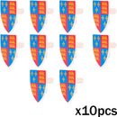 Medieval Military Army Soldier Shield Helmet For LEGO Building Blocks Brick Toy