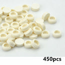 450pcs Round 1x1 Flat Studs 98138 for Lego MOC Building Blocks Brick Toy DIY