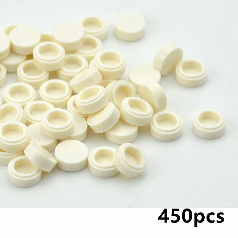 450pcs Round 1x1 Flat Studs 98138 for Lego MOC Building Blocks Brick Toy DIY