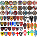 Medieval Military Knights Shields Middle Age For LEGO Building Blocks Brick Toy