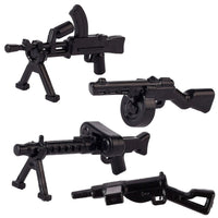 Military Soldier MOC WW2 Gun Arms 98K PPSH For LEGO Building Blocks Brick Toy