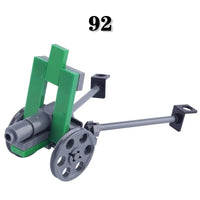 Military Weapon WW2 Green Gas Mask German Army Soldiers Building Blocks Toy DIY