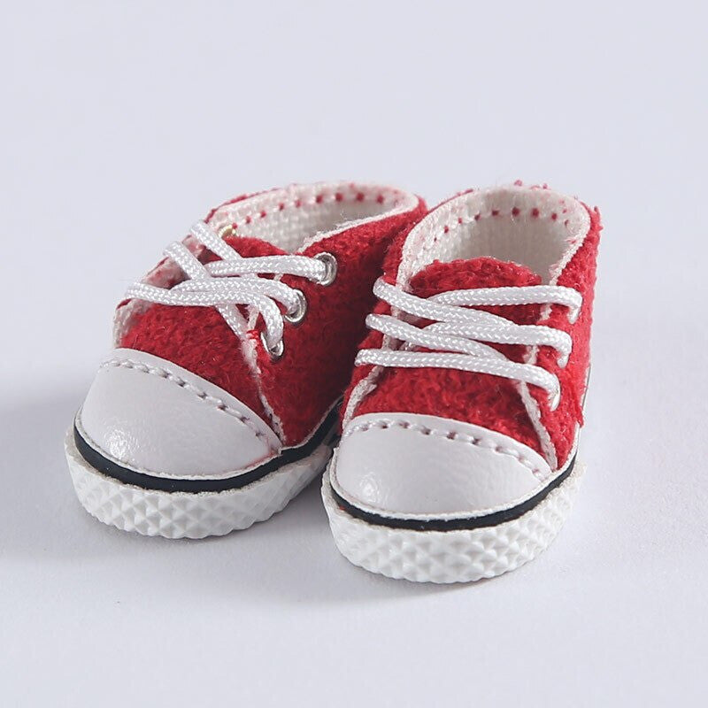 Accessories - Casual canvas Laces shoes For 1:12 BJD doll OB Obitsu 11 Ymy Toy