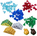 Treasure Pirate Map MOC Jewels Gold Ore Silver For Lego Building Block Brick Set