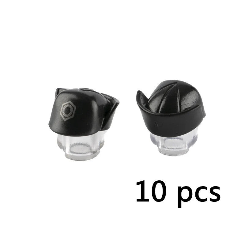 10pcs Military Soldier Trooper Helmet Hat Mask For LEGO Building Block Brick Toy