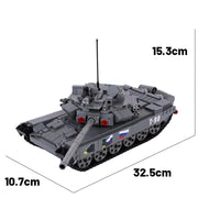 WW2 Military Tank Army Soldier Vehicle Car For LEGO Building Blocks Brick Toy