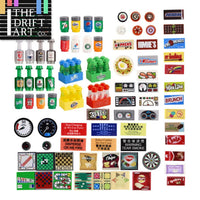 City Food Milk Wine Drink Bottle Supermarket 95228 for Lego Building Blocks Set