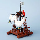 MOC Notice Board Bonfire Stove Medieval Town Street For LEGO Building Blocks Set