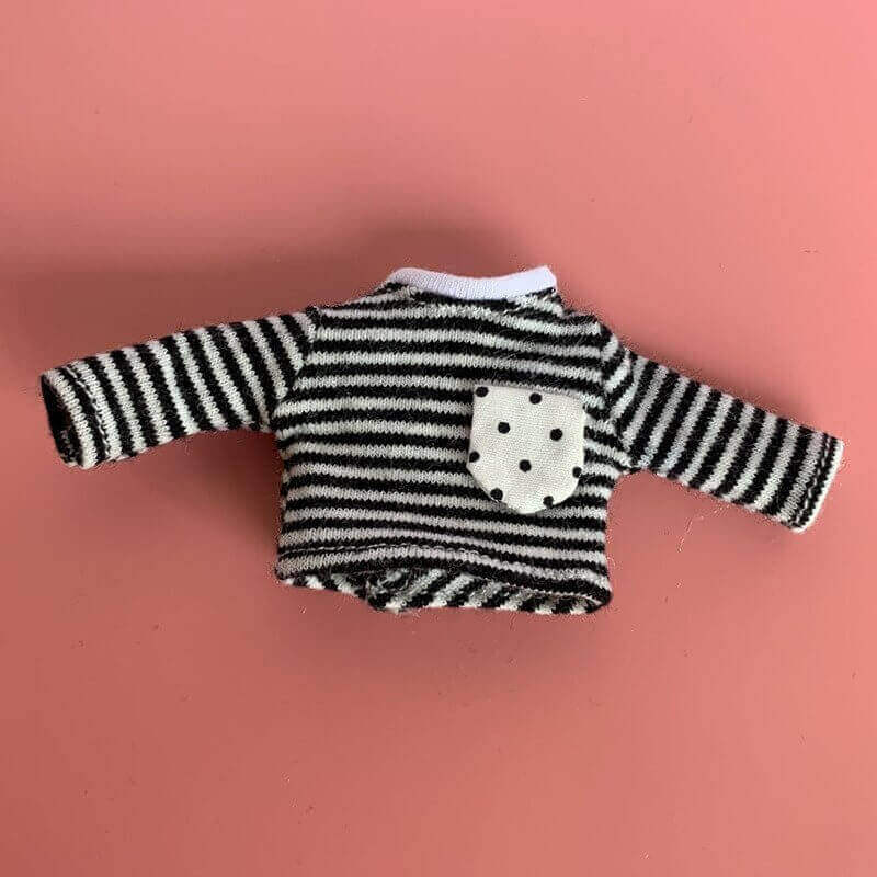 Clothes - Bear Long Sleeve Shirt For 1:12 BJD doll OB Obitsu 11 Ymy Toy