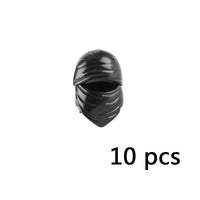 10pcs Military Soldier Trooper Helmet Hat Mask For LEGO Building Block Brick Toy