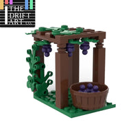 City Grape Trellis Parts for LEGO Kits Flower plant bricks Building Blocks DIY