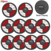 Medieval Military Knights Shields Middle Age For LEGO Building Blocks Brick Toy