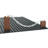 Military Base Barbed wire Fence Army Isolation Figures Building Blocks Toy DIY