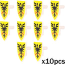 Medieval Military Army Soldier Shield Helmet For LEGO Building Blocks Brick Toy