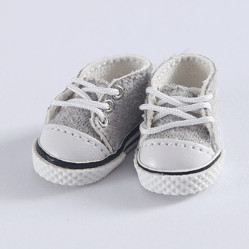 Accessories - Casual canvas Laces shoes For 1:12 BJD doll OB Obitsu 11 Ymy Toy