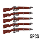 Military Soldier MOC WW2 Gun Arms 98K PPSH For LEGO Building Blocks Brick Toy