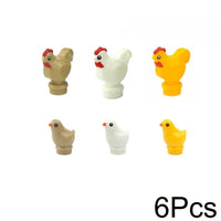 City Animals Cute Dog Sheep Chicken goat pig Cow for LEGO Building Blocks Sets