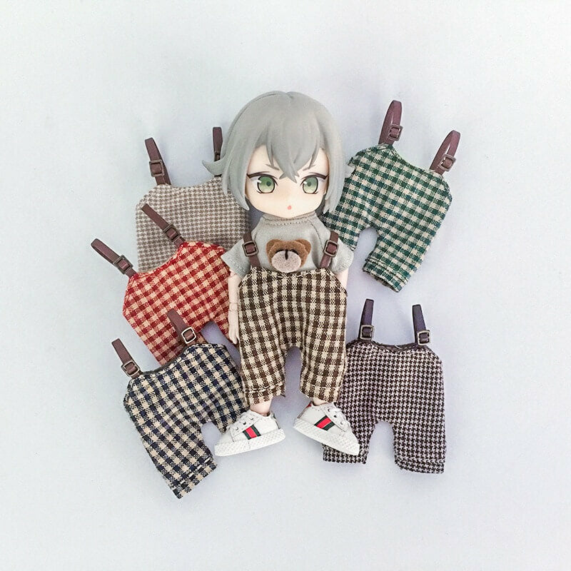 Clothes -  Overalls Strap Denim Trousers For 1:12 BJD doll OB Obitsu 11 Ymy Toy