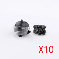 Military Solider Figures Helmets Mask weapon For LEGO Building Blocks Brick Toy