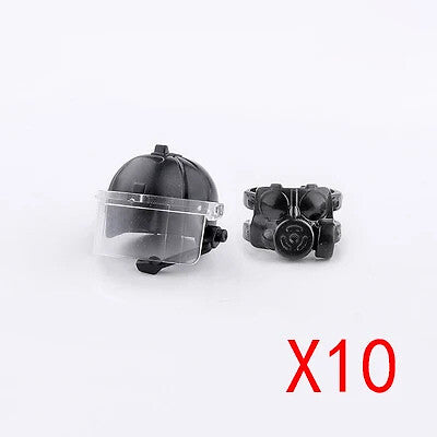 Military Solider Figures Helmets Mask weapon For LEGO Building Blocks Brick Toy