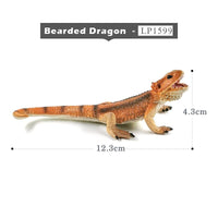 1pc Lizard Centipede Snake Squirrel Jungle Animal Miniature Art Toy Figure Doll