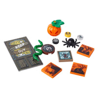 MOC Ghost Head Halloween Green Evil Spirits Pumpkin For LEGO Building Blocks Set