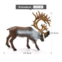 1pc Sika Deer Reindeer Elk Simulation Animal Miniature Art Toy Figure Doll DIY