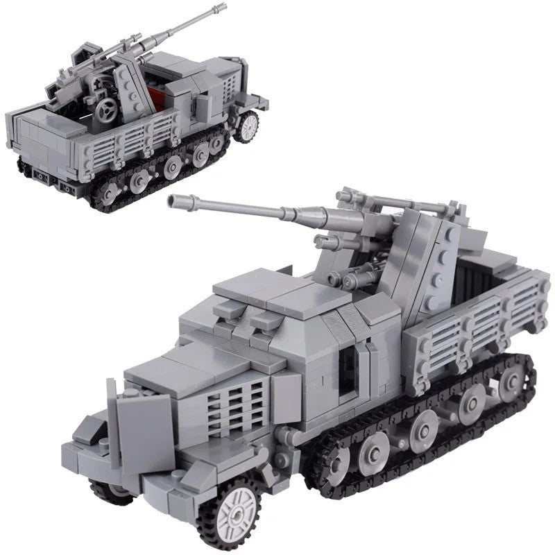 WW2 Military Tank Army Soldier Vehicle Car For LEGO Building Blocks Brick Toy