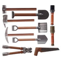 Military SWAT Weapon Shovel Arms Farm Tools Soldier Army Building Blocks Toy DIY
