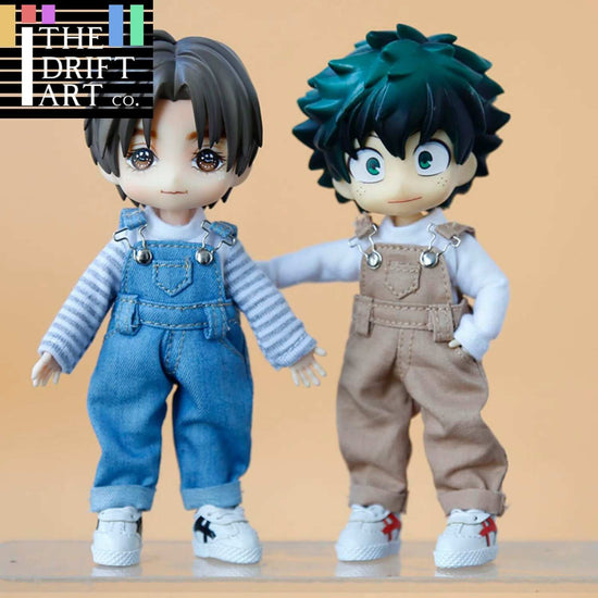 Clothes -  Overalls Strap Denim Trousers For 1:12 BJD doll OB Obitsu 11 Ymy Toy
