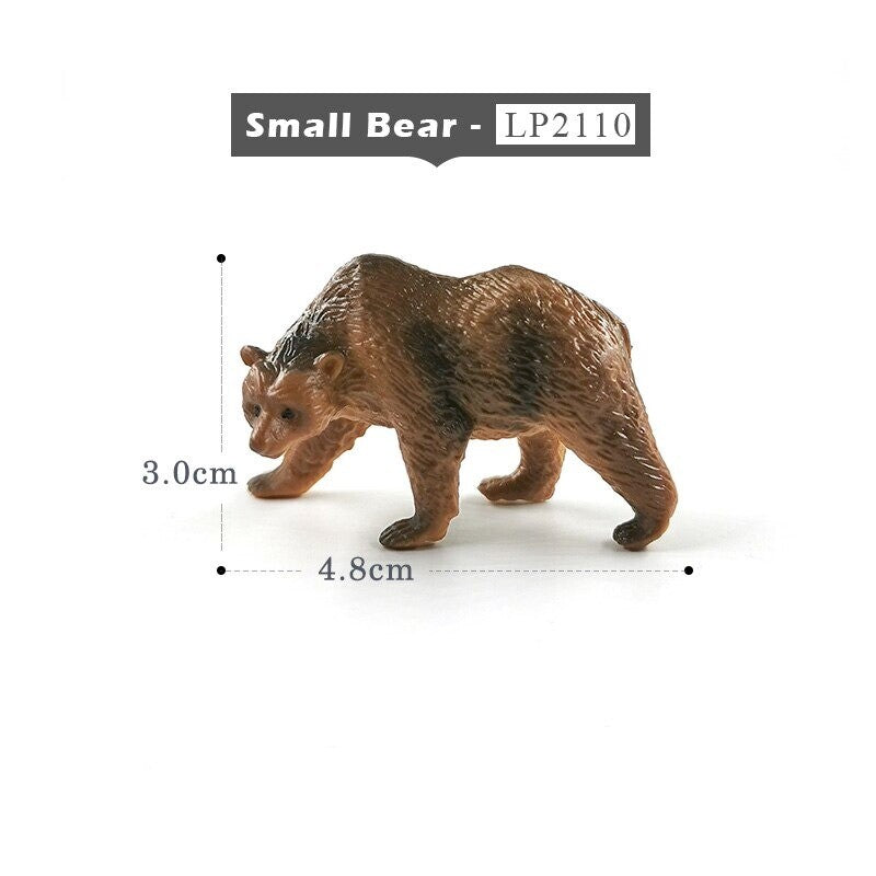 1pc Lizard Centipede Snake Squirrel Jungle Animal Miniature Art Toy Figure Doll