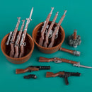 Military Soldier MOC WW2 Gun Arms 98K PPSH For LEGO Building Blocks Brick Toy