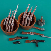 Military Soldier MOC WW2 Gun Arms 98K PPSH For LEGO Building Blocks Brick Toy