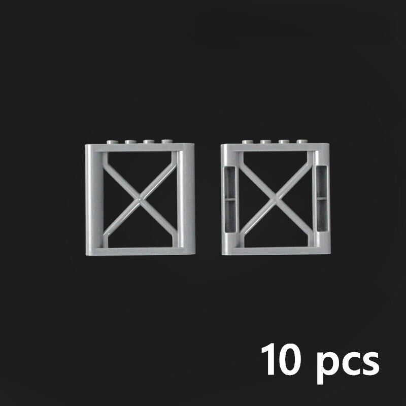 Military Base Barbed wire Fence Army Isolation Figures Building Blocks Toy DIY