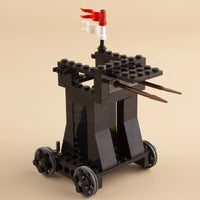 MOC Medieval Military Castle Siege Weapons War Army Knights For LEGO Building Blocks Set