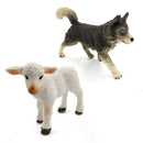 1pc Okapi Sheep Deer Crocodile Lynx Koala Animal Miniature Art Toy Figure Doll
