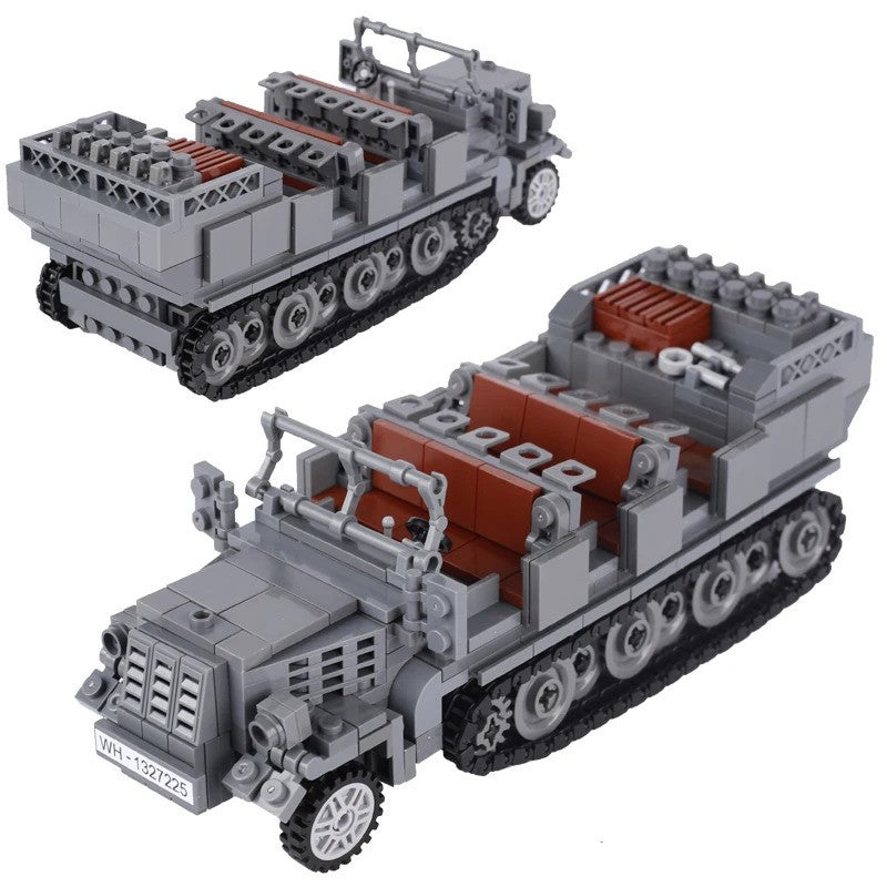 WW2 Military Tank Army Soldier Vehicle Car For LEGO Building Blocks Brick Toy