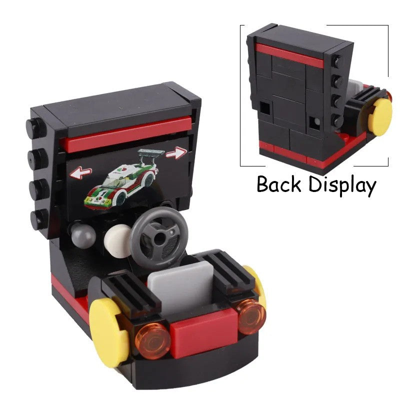 MOC City Poker Table Slots Chess Cards Game Room For LEGO Building Blocks Set