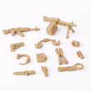 Military MOC SWAT Gun Weapon Box Container Headset Building Blocks Brick Toy DIY