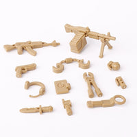 Military MOC SWAT Gun Weapon Box Container Headset Building Blocks Brick Toy DIY
