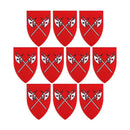 Medieval Military Knights Wolf Shield Armor For LEGO Building Blocks Brick Toy