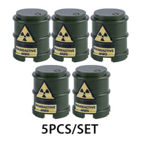 Military Oil Drum Fuel Tank Army War Scene For LEGO Building Blocks Brick Toy