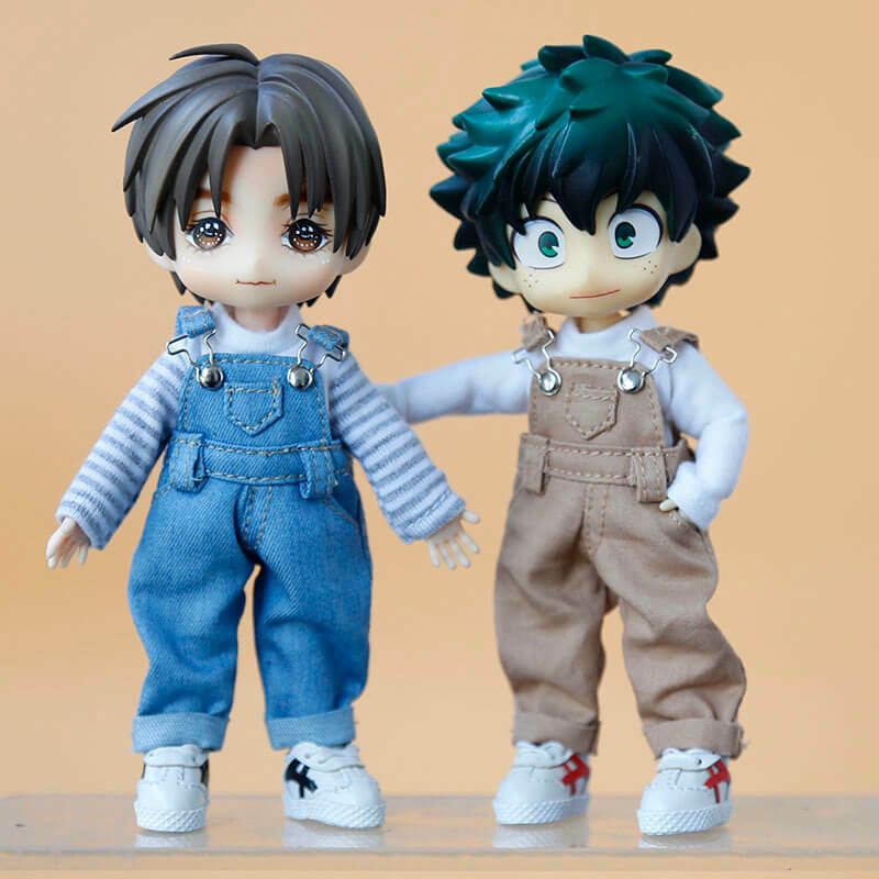 Clothes -  Overalls Strap Denim Trousers For 1:12 BJD doll OB Obitsu 11 Ymy Toy