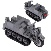 WW2 Military Tank Army Soldier Vehicle Car For LEGO Building Blocks Brick Toy
