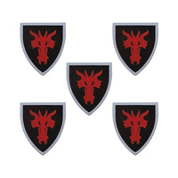 Medieval Military Knights Wolf Shield Armor For LEGO Building Blocks Brick Toy