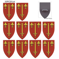 Medieval Military Knights Shields Middle Age For LEGO Building Blocks Brick Toy
