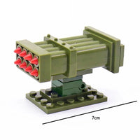 Military Oil Drum Fuel Tank Army War Scene For LEGO Building Blocks Brick Toy
